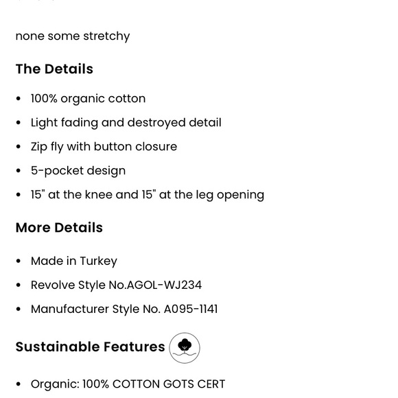 Agolde pinch waist high rise kick 24 - Picture 2 of 9